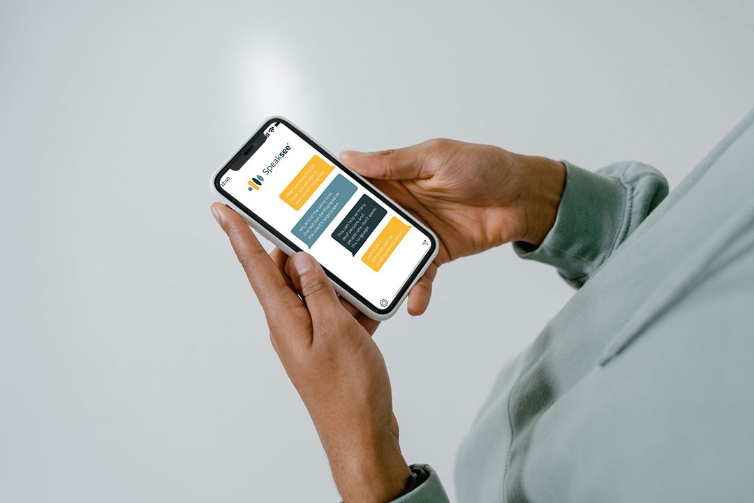 Soundshape Pron käyttö älypuhelimella Reaaliaikainen tekstitys älypuhelimeen ei tarvitse sovellusta