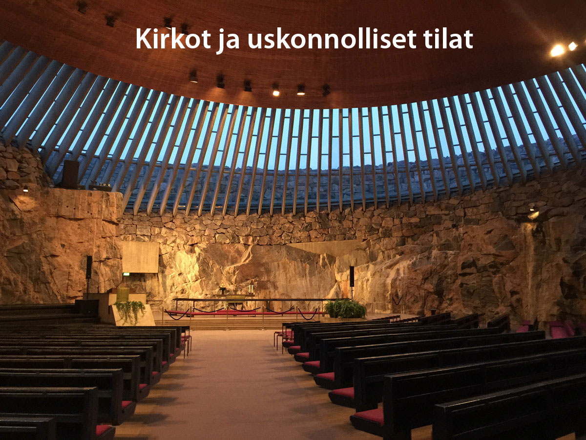 Kirkot ja uskonnolliset tilat